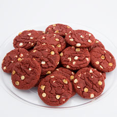 TRY20-RV - Two Dozen Red Velvet Gourmet Cookie Tray